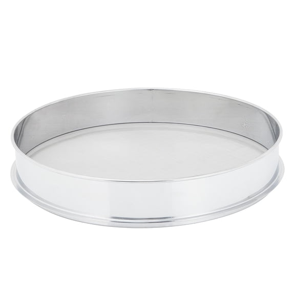 60 Mesh Flour Sieve, 304 Stainless Steel Food-Grade Fine Mesh Strainer for Mungbean, Rice, Pearl Powder