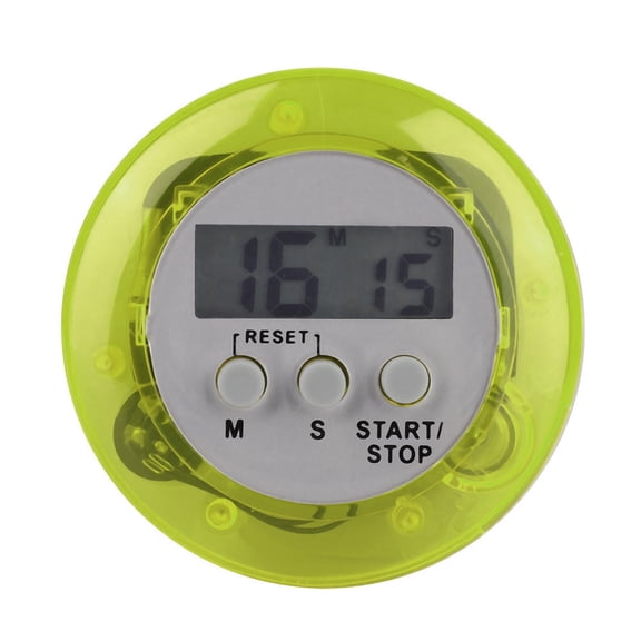 60 Min Cook Alarm, Loud & Clear Reminders for Effortless Cooking Green Kitchen Countdown Timer
