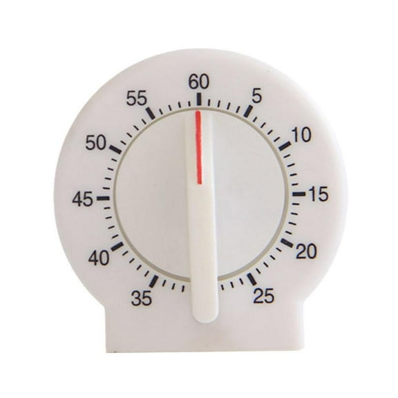 60 Minute Mechanical Kitchen Timer with Loud Alarm - No Battery Twist Timer for Cooking, Baking, Study & Games - Time Management Tool for Kids and Adults