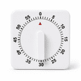 60 Minute Mechanical Kitchen Timer, Manual Rotary Countdown Timer with ...