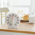 thumbnail image 1 of 60 Minute Twist Kitchen Timer, Mechanical Kitchen Timers with Loud Alarm, Manual Kitchen Cooking Timer, Durable Mechanical Time Management Tool for Adults, 1 of 6