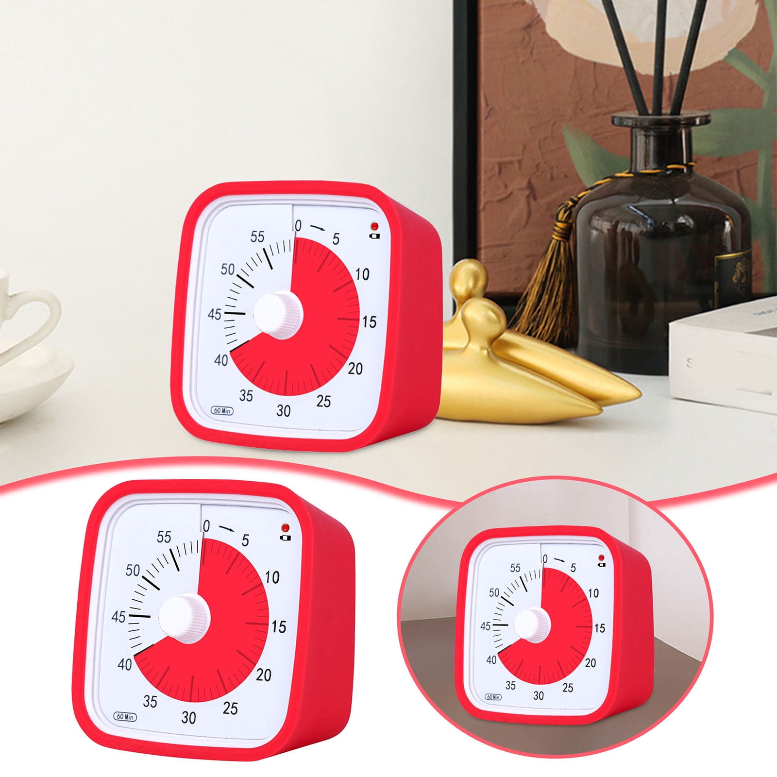 60 Minute Visual Timer Classroom Countdown Clock Silent Timer For Kids