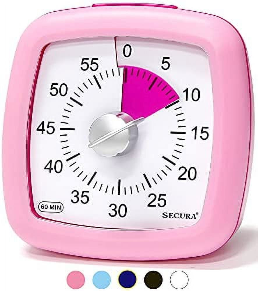 60-minute Visual Timer, Classroom Countdown Clock, Silent Timer For Kids  And Adults