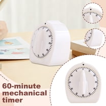 60-Minute Mechanical Timer with Countdown Alarm - Kitchen, Study, and Productivity Time Management Tool for Students and Home Use