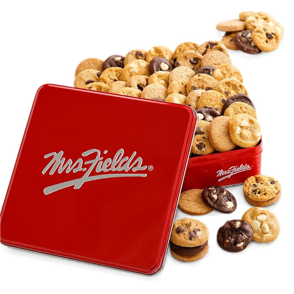 60 Nibblers Signature Cookie Tin NoNuts, Assorted With 60 Nibblers