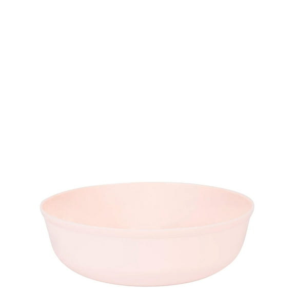 (60 PACK) EcoQuality 16 oz Round Pink Plastic Bowls Edge Collection - Disposable China Like Party Bowls, Heavy Duty Salad Bowls, Serving Bowl, Dessert, Wedding, Serveware