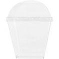 thumbnail image 1 of (60 PACK) EcoQuality 7 oz Square Clear Plastic Dessert Cups with Dome Lids - Disposable Parfait Cups with Lids - Square Treat Candy Boxes, Tumbler Cup, Appetizers, Puddings, Tiramisu, Yogurt, Mousse, 1 of 3