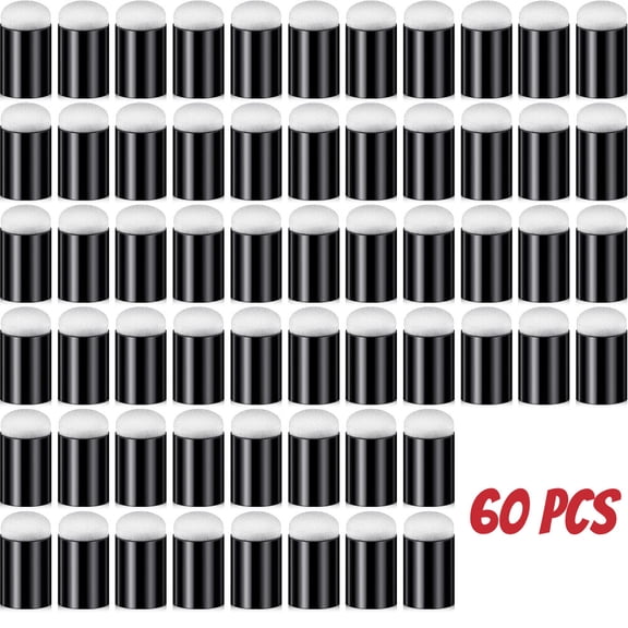 60 PCS Finger Sponge Daubers Finger Painting Sponge Craft Drawing Sponge Dauber