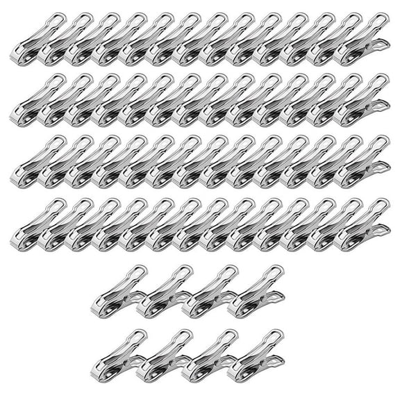 60 PCS Garden Clips,Greenhouse Clamps Made of Stainless Steel for Netting,Garden Hoops or Greenhouse Hoops
