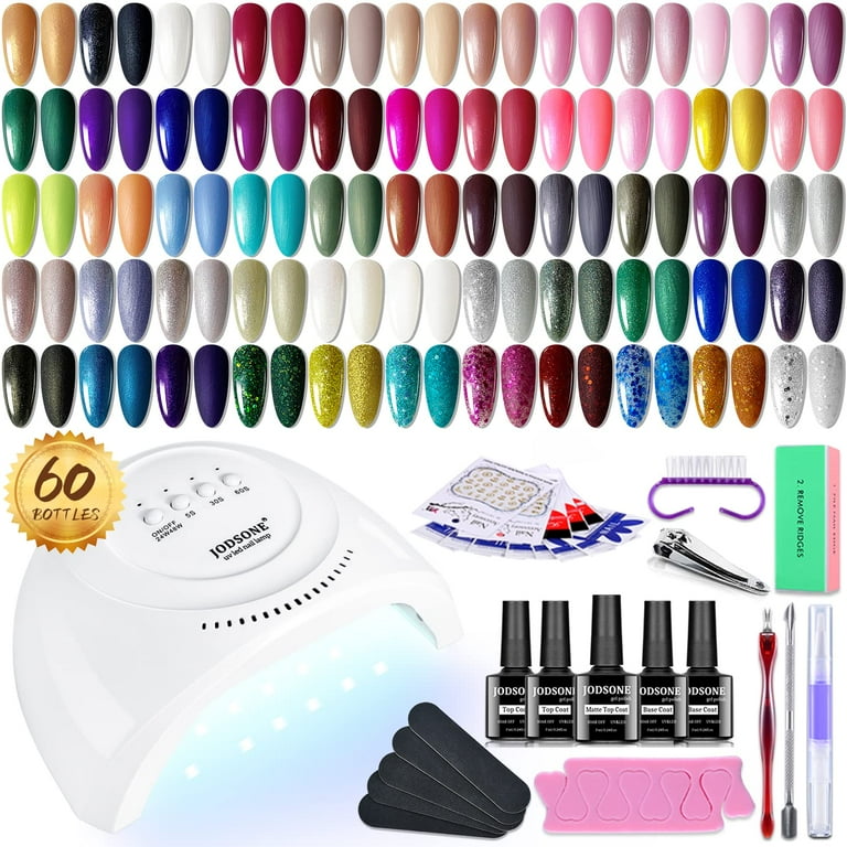 Nail gel kit 2024 with uv light