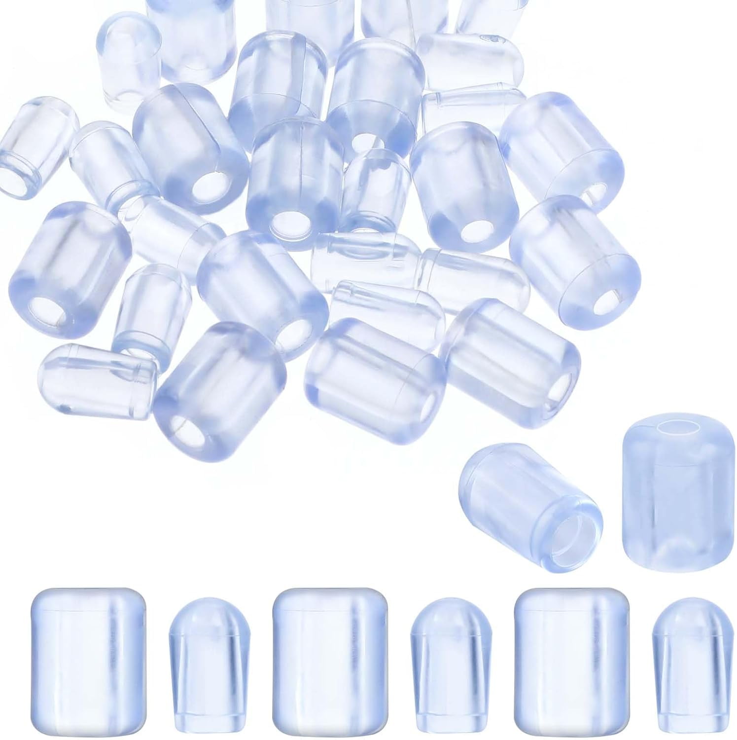 60 PCS Rubber Feet for Wire Rack Sink Rack Feet Rubber Feet for Sink ...