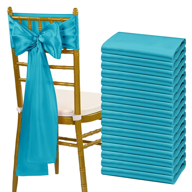 Tiffany blue chair covers hot sale