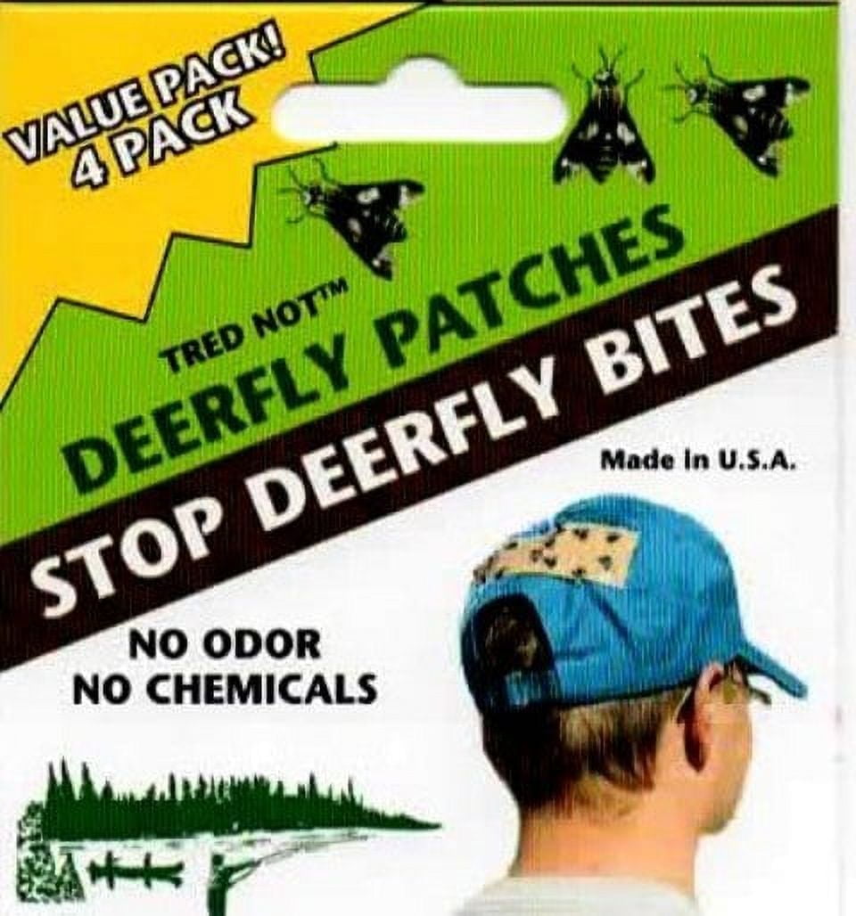 60 / PK Tred-Not Deerfly Patches / Deer Fly Patch "natural repellent"
