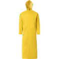 thumbnail image 1 of 60” PVC/Polyester Rider Raincoat with Detachable Hood (Yellow, 6X-Large), 1 of 4