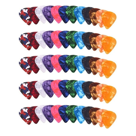60 Pack Abstract Art Colorful Guitar Picks, Unique Guitar Bass, Electric & Acoustic Guitars Includes 0.46mm, 0.71mm, 0.96mm
