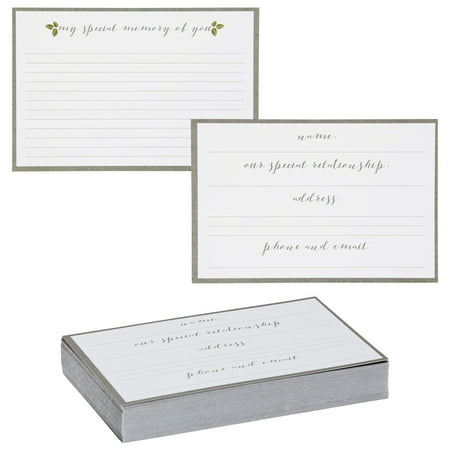 60 Pack Blank Sympathy Cards, Share a Memory Card for Celebration of Life, Memorial, Funeral (4 x 6 In)