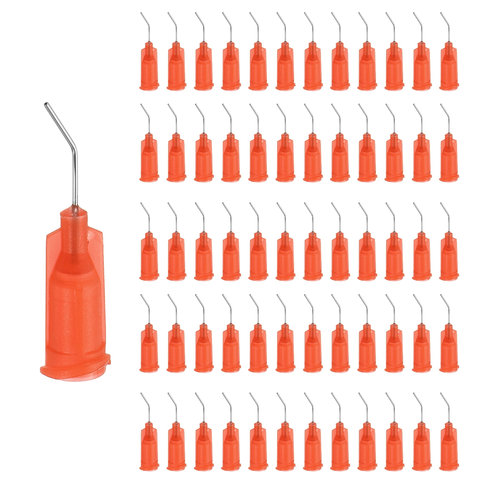 60 Pack Blunt Tip Dispensing Needles, 24Ga Gauge Stainless Steel 45 ...