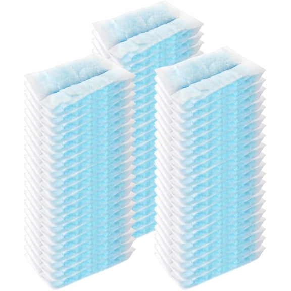 60 Pack Disposable Microfiber Feather Duster Refills - Ready to Use, Fits Most Duster Handles, Electrostatic, Multi-Purpose, Unscented