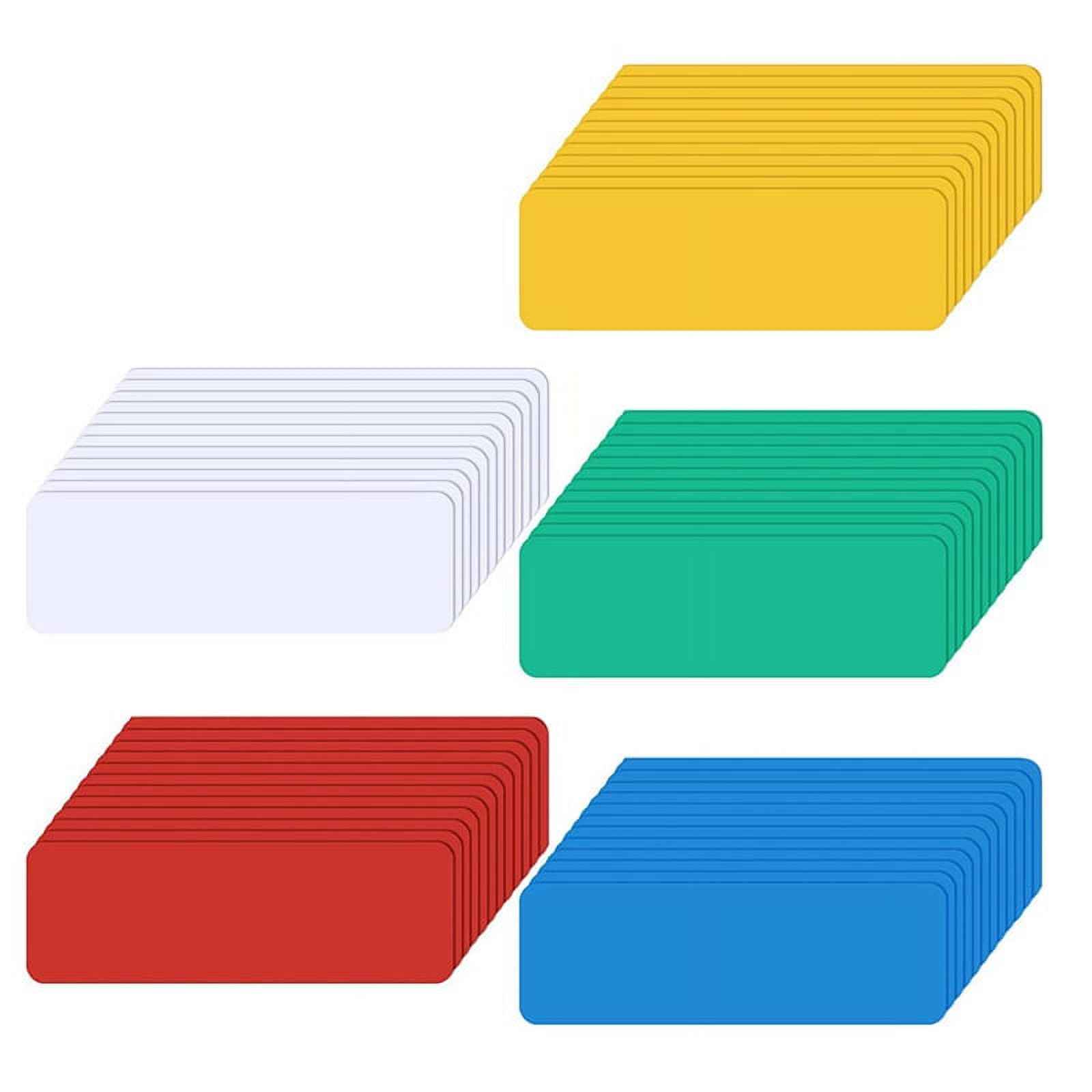 60 Pack Dry Erase Labels Sticker Reusable