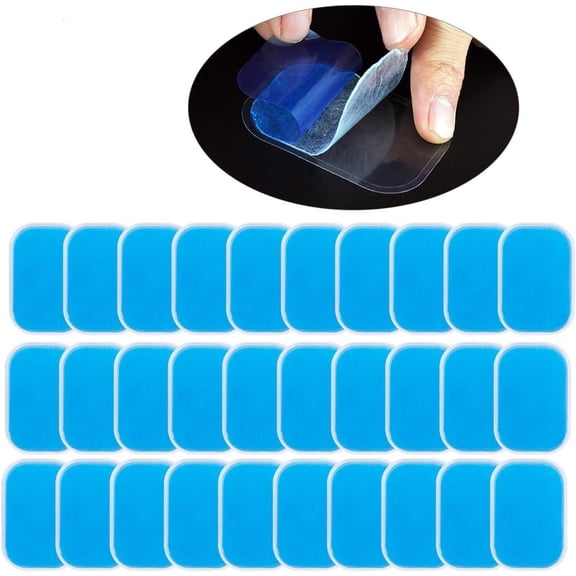 Fitness Enthusiast's Dream, Gel Pads for Abs Stimulator High Quality Materials, Replacement for Abdominal Belt, for Intense Workouts