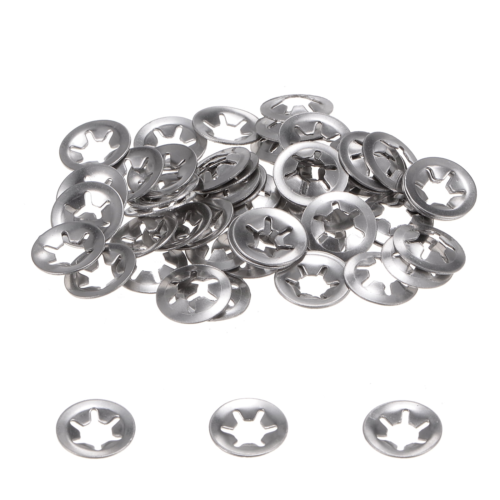 60 Pack Internal Tooth Star Lock Washers M5 Quick Speed Locking Washers