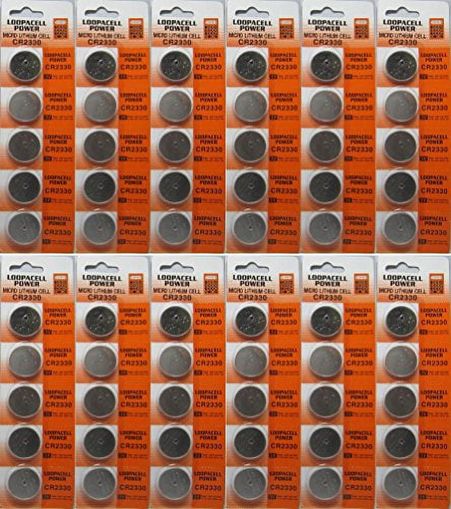 60 Pack Lithium Coin Battery 3 Volt For Keyless Entry and Remote