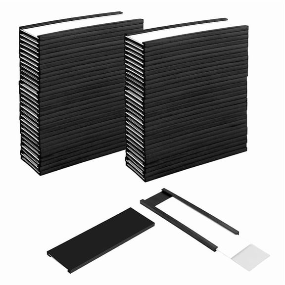 60 Pack Magnetic C Channel Label Holders for Metal Racks and Shelves with Protective Films and Replacement Strips,60 * Magnetic C Channel Label Holders 120 * white label cards 60 * clear PVC covers