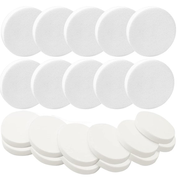 60 Pack Makeup Sponge,Happon Face Paint Sponge Set,Round Sponge Puff,Makeup Sponge Blenders for Liquid Foundation, Creams, and Powders