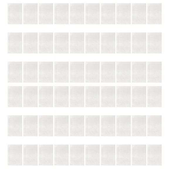 60 Pack Paper Picture Frames for 4 X 6Inch Photos, Standing White Cardboard Photo Frames with Easel DIY Crafts Frame