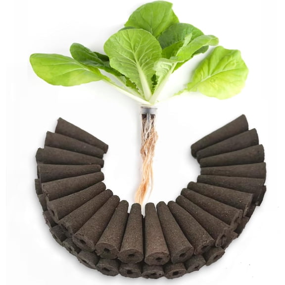 60 Pack Pods Replacement, Hydroponic Grow Sponges Rapid Rooting Seed Starter Sponges Compatible with ,IDOO, Models & Indoor Hydroponic Systems