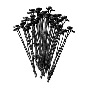 60 Pack Quick Button Fastener Tool Needleless No Sew Instant Button Attacher Black 9cm--