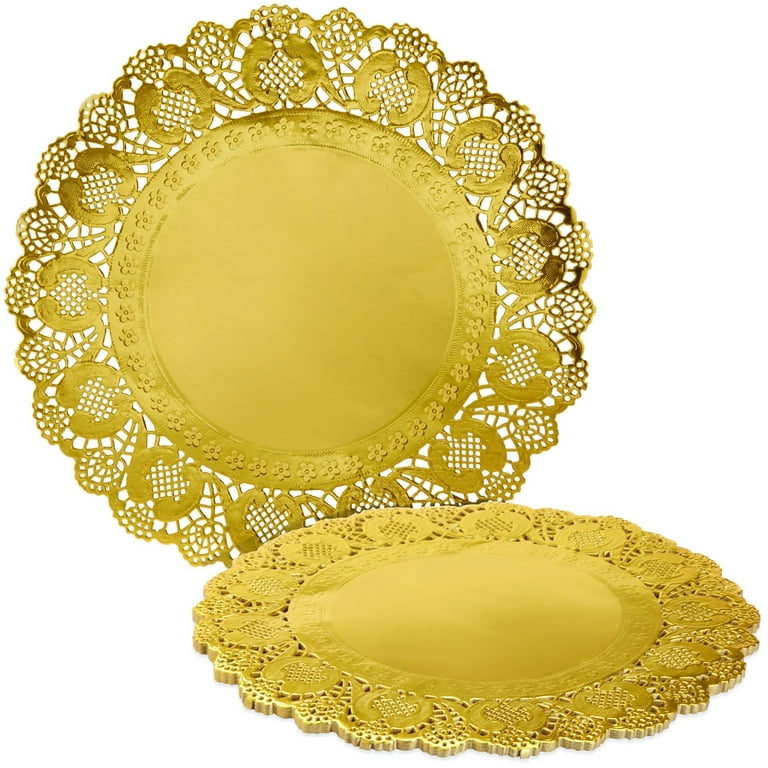 LittIndoCor Multipack Round Paper Doilies in Assorted Sizes, 32-ct. Packs  Great for Catering and Parties.
