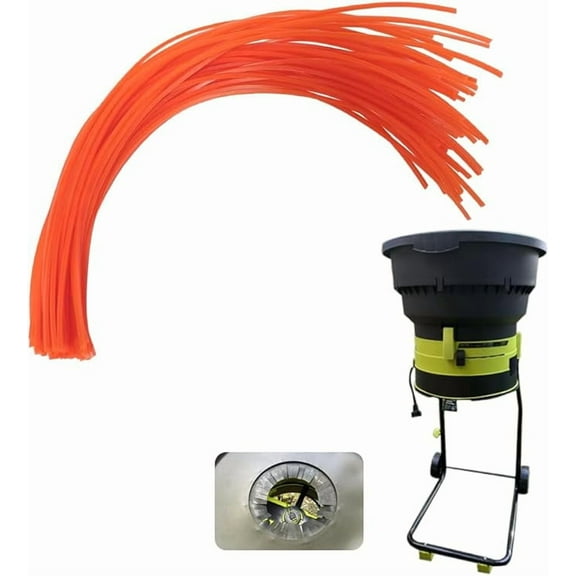 60-Pack SDJ616L Replacement Line Strips for Sun Joe SDJ616 SDJ617E Electric Leaf Mulcher Shredder, SDJ616L Pre-Cut Replacement Leaf Mulcher/Shredder Line for 16741B Head