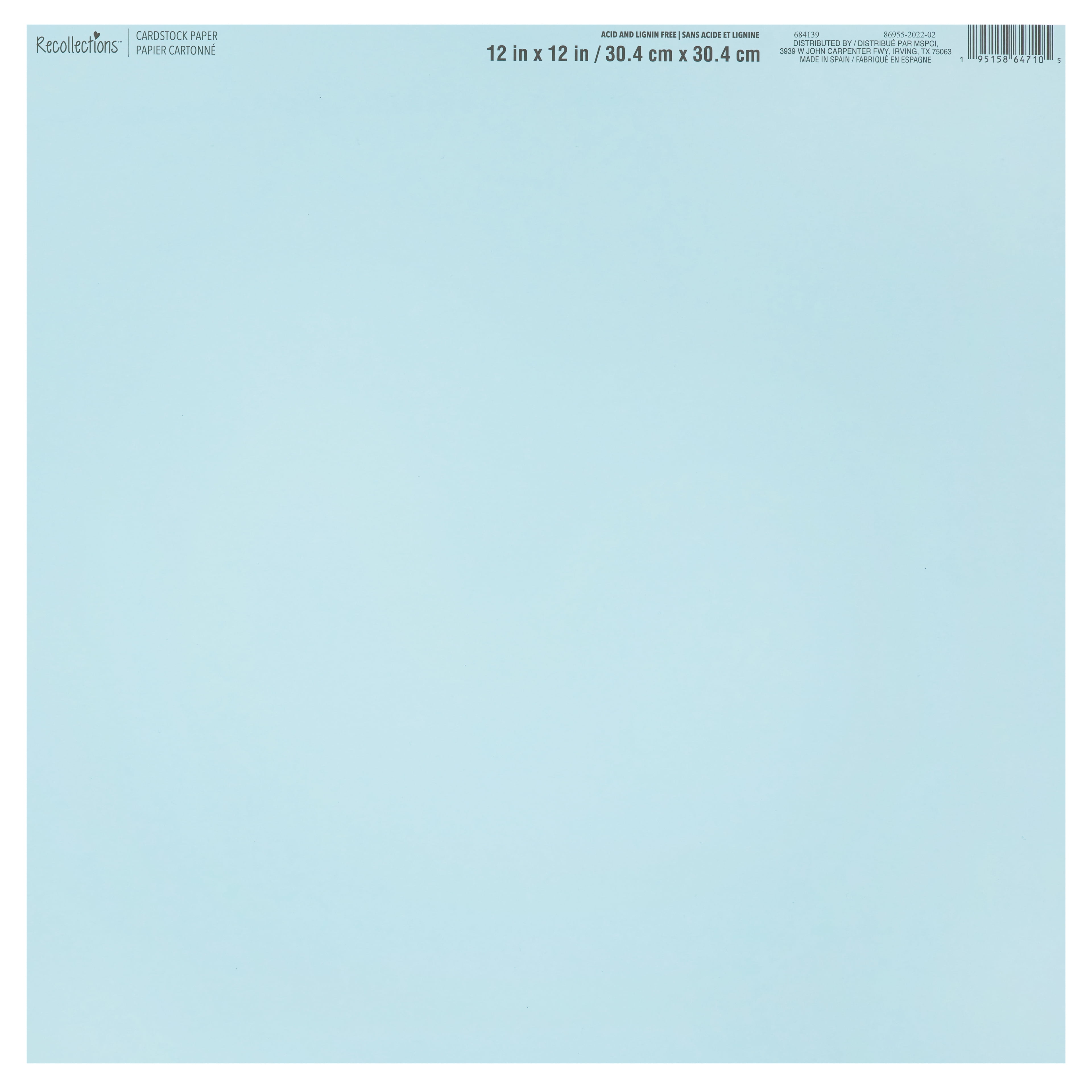 Recollections Smooth Solid Cardstock Paper, 12" x 12", 60 Pack