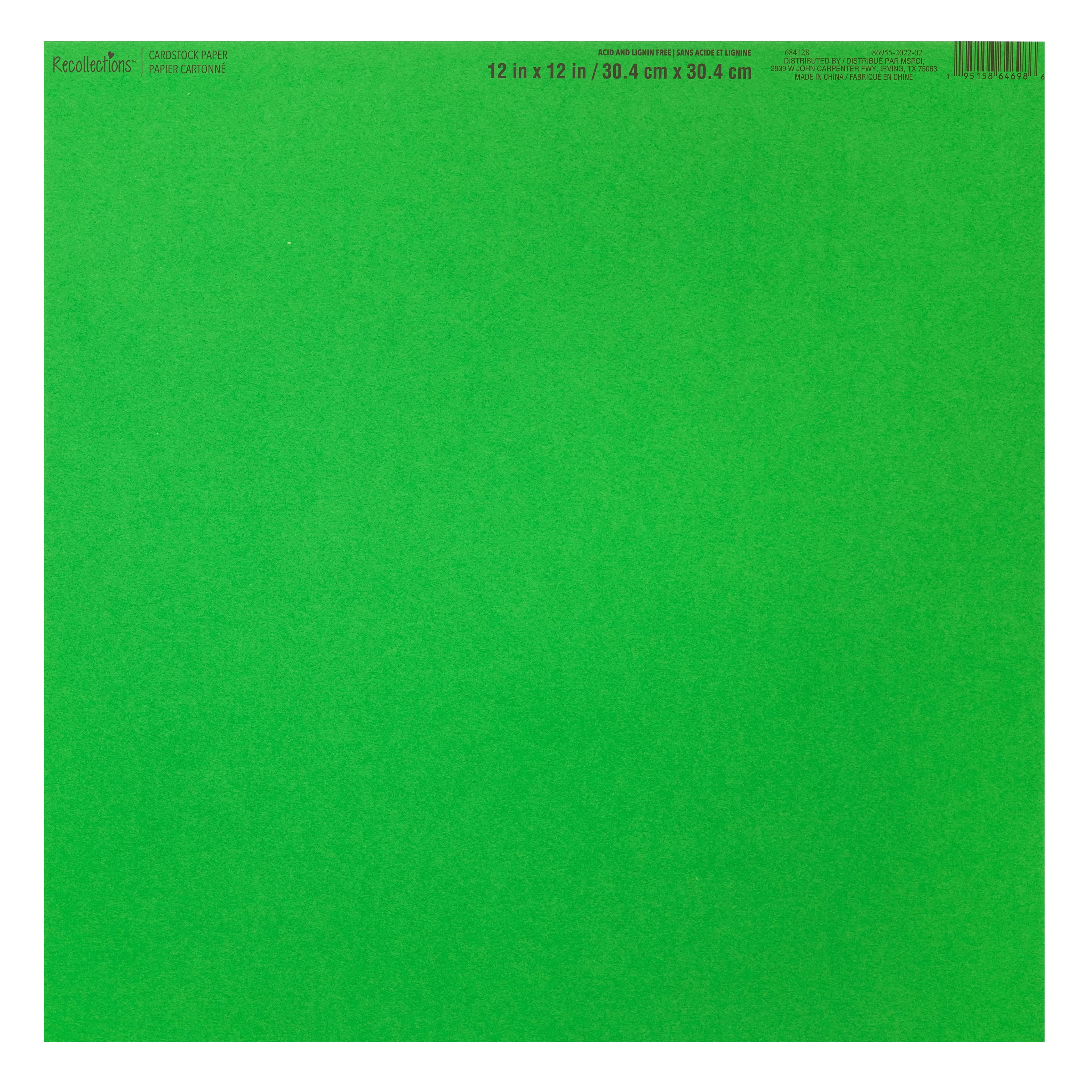 60 Pack Smooth Solid Cardstock Paper by Recollections™, 12" x 12