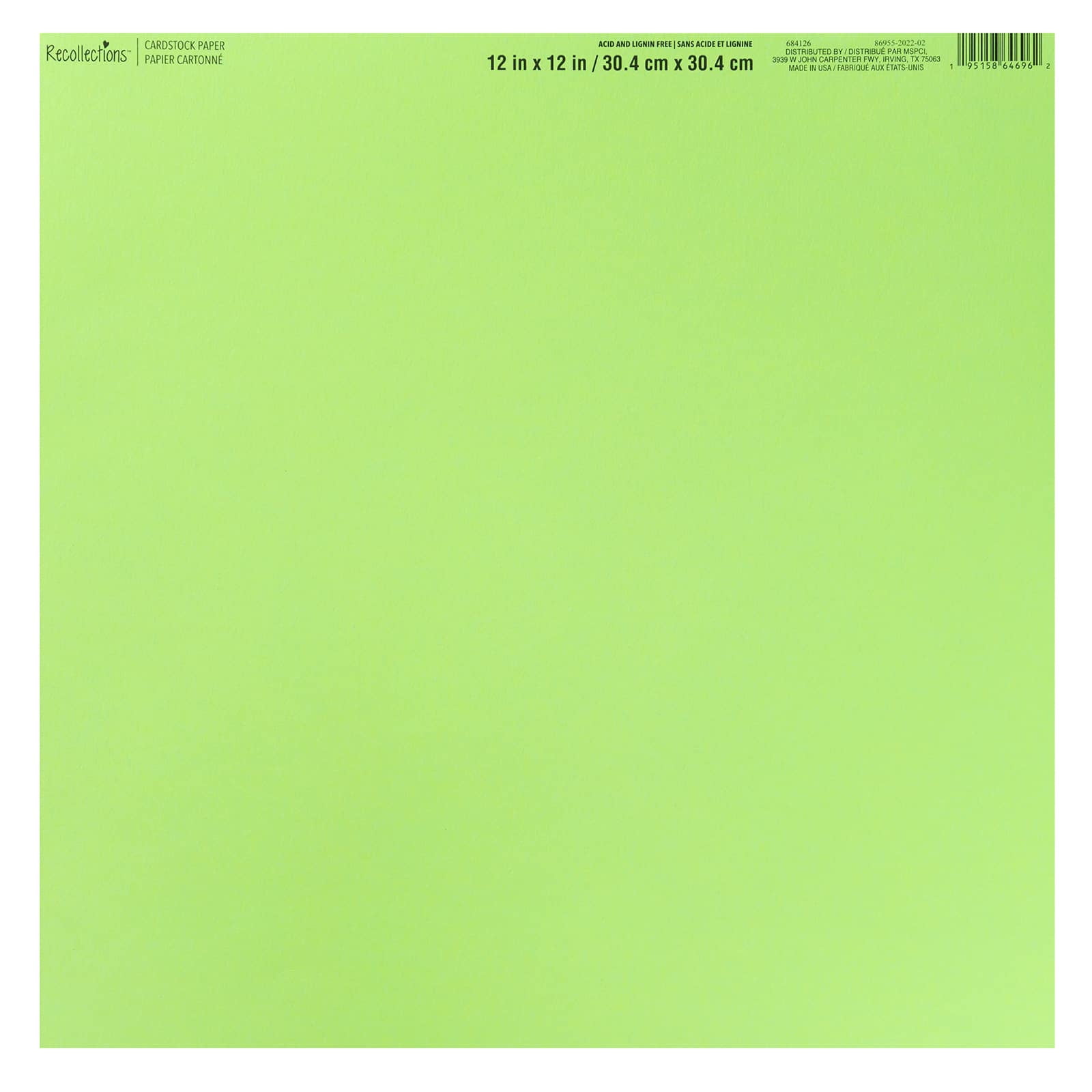 60 Pack Smooth Solid Cardstock Paper by Recollections™, 12" x 12