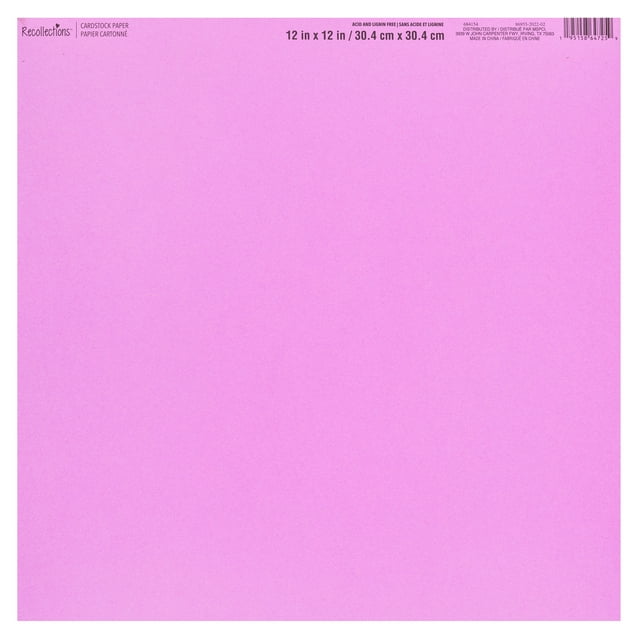 60 Pack Smooth Solid Cardstock Paper by Recollections™, 12" x 12