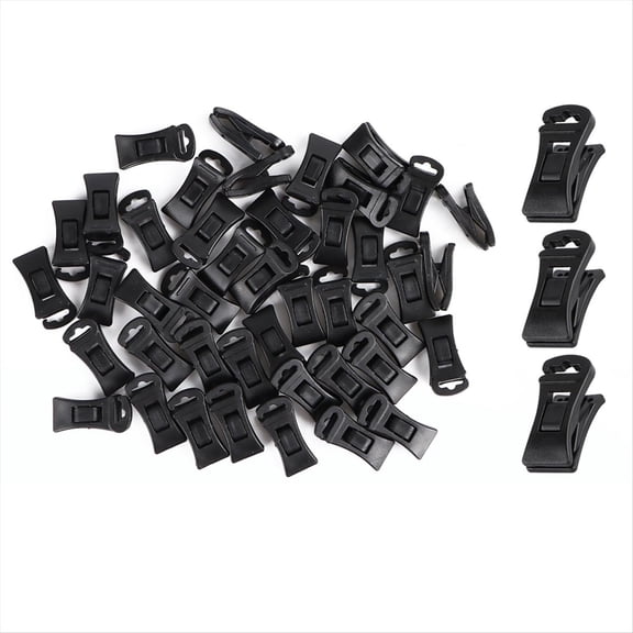 60-Pack Sock Clips for Laundry, Portable Holders with Hooks Washing Machine and Dryer