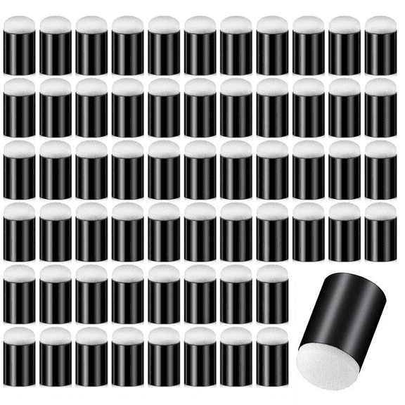 60 Pack Sponge Daubers, Finger Painting Set Finger Sponge Daubers for Painting Ink Drawing DIY Card Making Crafts School Stenciling