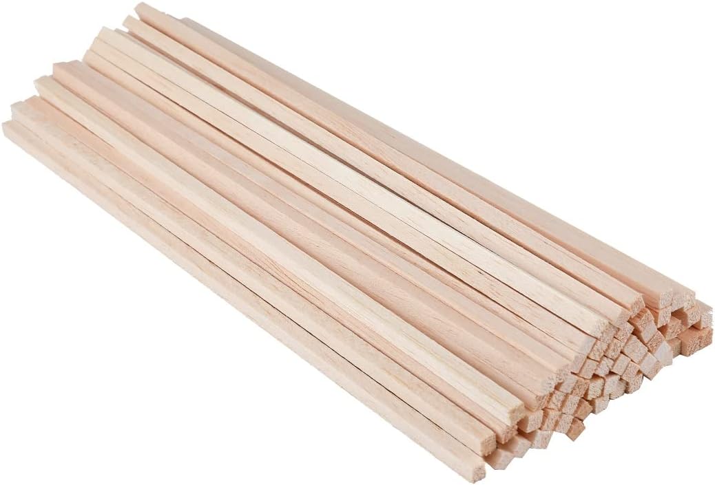Square Wooden Dowels Woodpeckers 1/4 Inch X 12 Inch Square Wooden Dowel ...