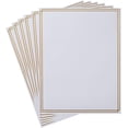 thumbnail image 1 of 60 Pack Stationery Set Paper with Gold Border, 8.5x11 Inch Paper Sheets for Writing Letters, Letter Size Writing Paper (White, 8.5x11 inches), 1 of 1