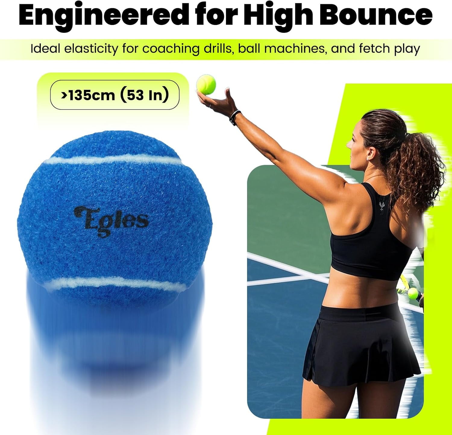 60 Pack Tennis Balls for Training and Dogs