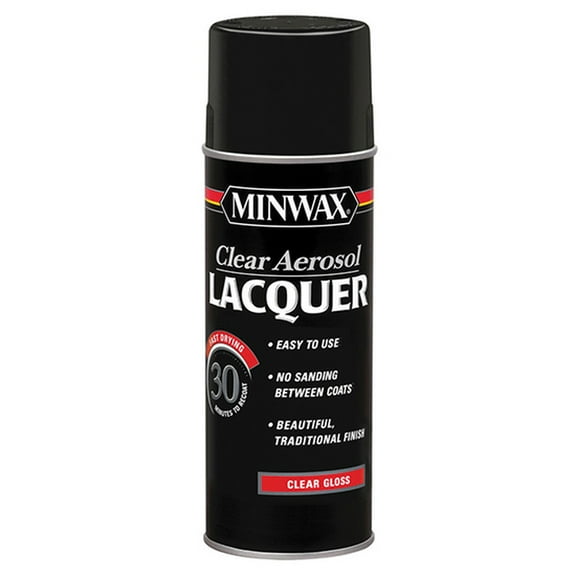 60 Pack of 12 oz Minwax 15200 Clear Lacquer Lacquer Clear Aerosol Gloss