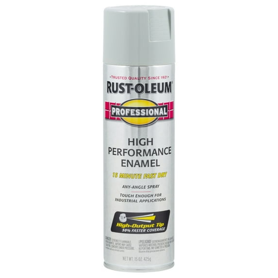 60-Pack of 15 oz Rust-Oleum 7581838 Professional Light Machine Gray High Performance Enamel Spray Paint