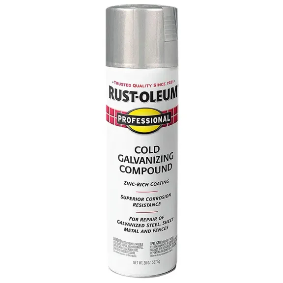 60-Pack of 20 oz Rust-Oleum Brands 7585838 Cold Gray Professional Galvanizing Compound Spray