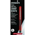 thumbnail image 1 of 60-Pack of 9mm Allway SK9M Red/Black K-Series Carded, Metal Snap Knife with 13-Point Carbon Steel Blade, 1 of 1