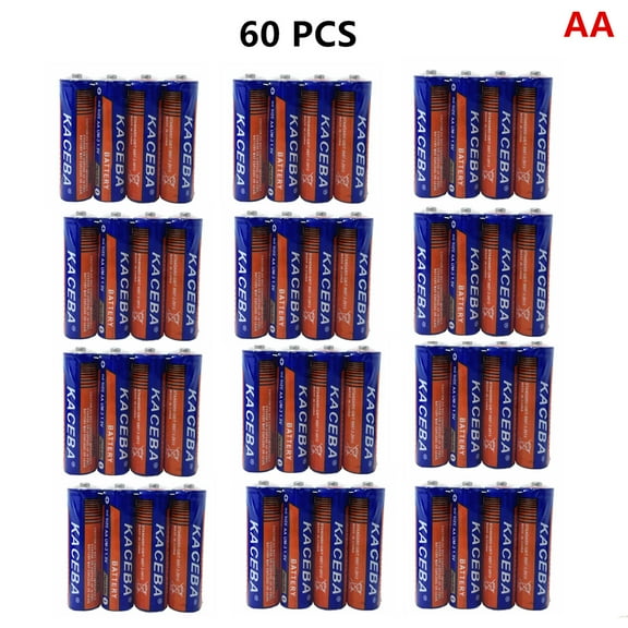 60 Pack of AA Batteries Extra Heavy Duty 1.5v Lots New Fresh