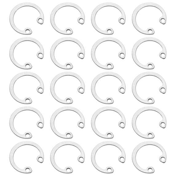 60 Pack16mm Internal Retaining Ring Circlip, Internal Circlip Snap Rings, Silver