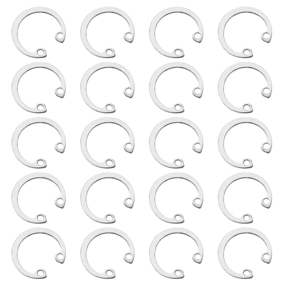 60 Pack17mm Internal Retaining Ring Circlip, Internal Circlip Snap Rings, Silver