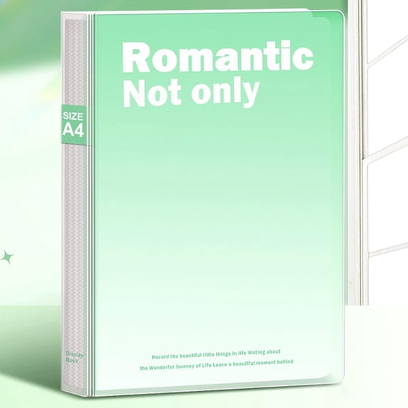60-Page A4 Gradient Document Folder – Spacious Data Collection Book for Students & Professionals, Ideal for Reports, Artwork & Loose Papers